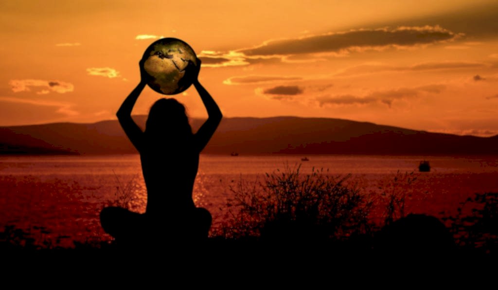 earth, meditation, world