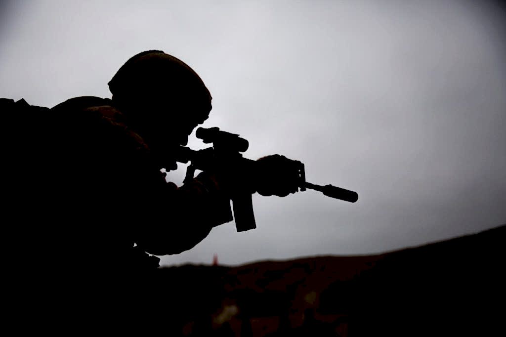 soldier, shooting, training